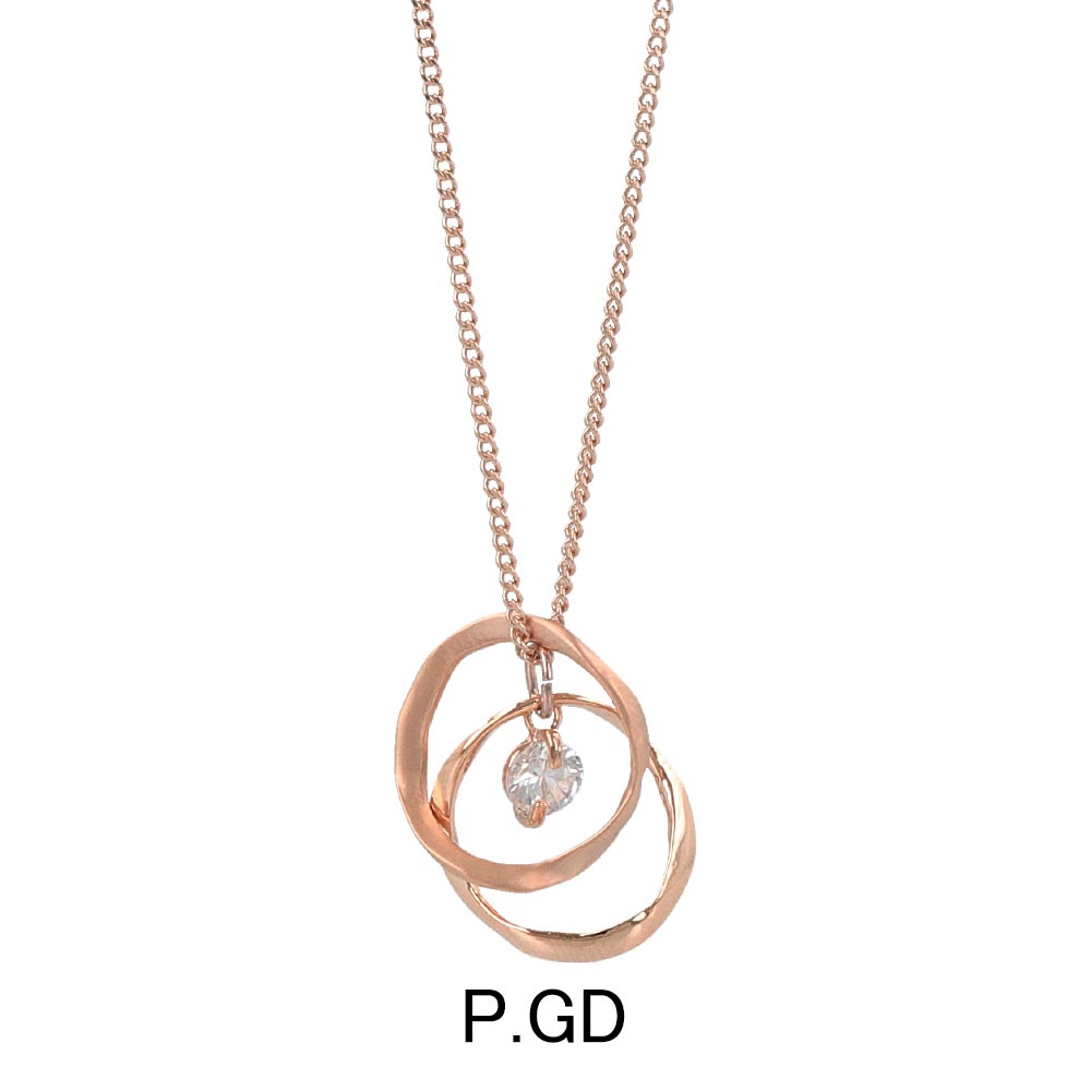Orbit Crystal Pendant Necklace