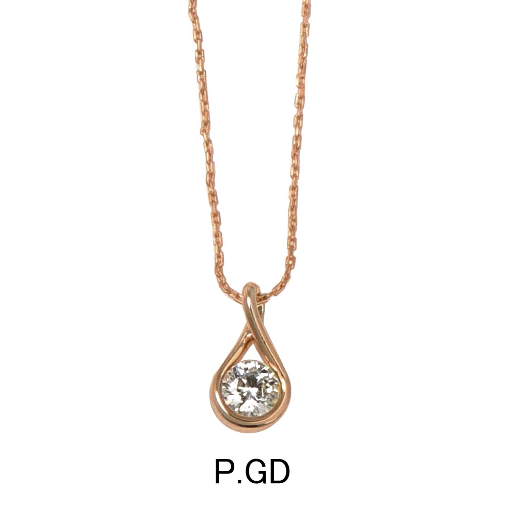 Teardrop Crystal Pendant Necklace