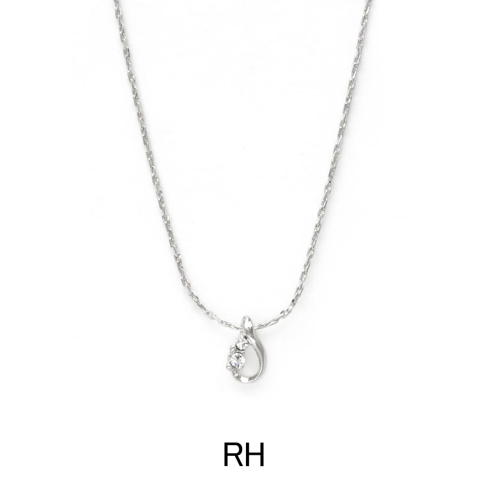 Infinity Drop Crystal Necklace