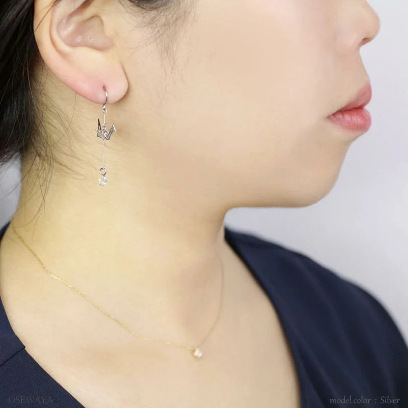 Crane Earrings
