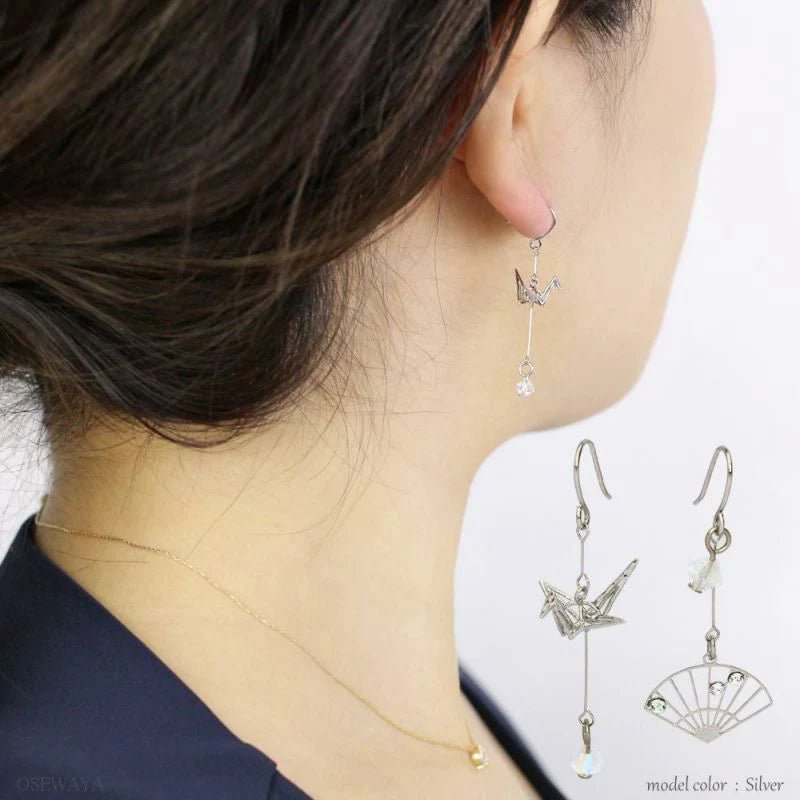 Crane Earrings