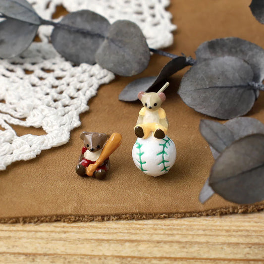 Home Run Bear Earrings