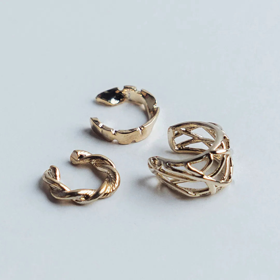 Essential Hoop Ear Cuff Set