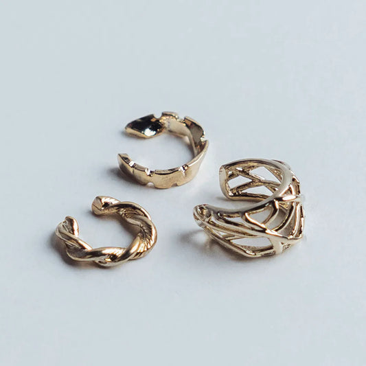 Essential Hoop Ear Cuff Set