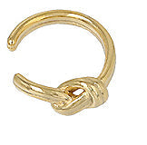 Knot Detail Small Hoop Ear Cuff