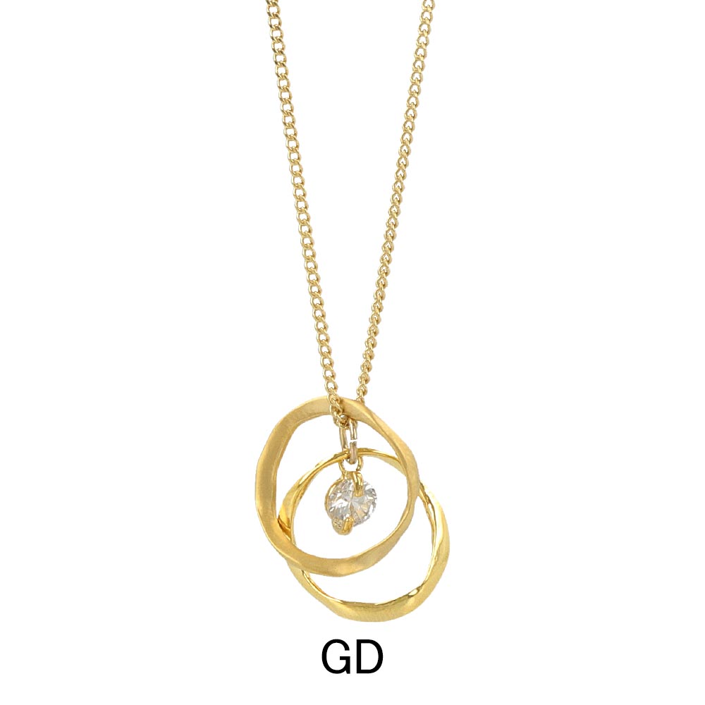 Orbit Crystal Pendant Necklace