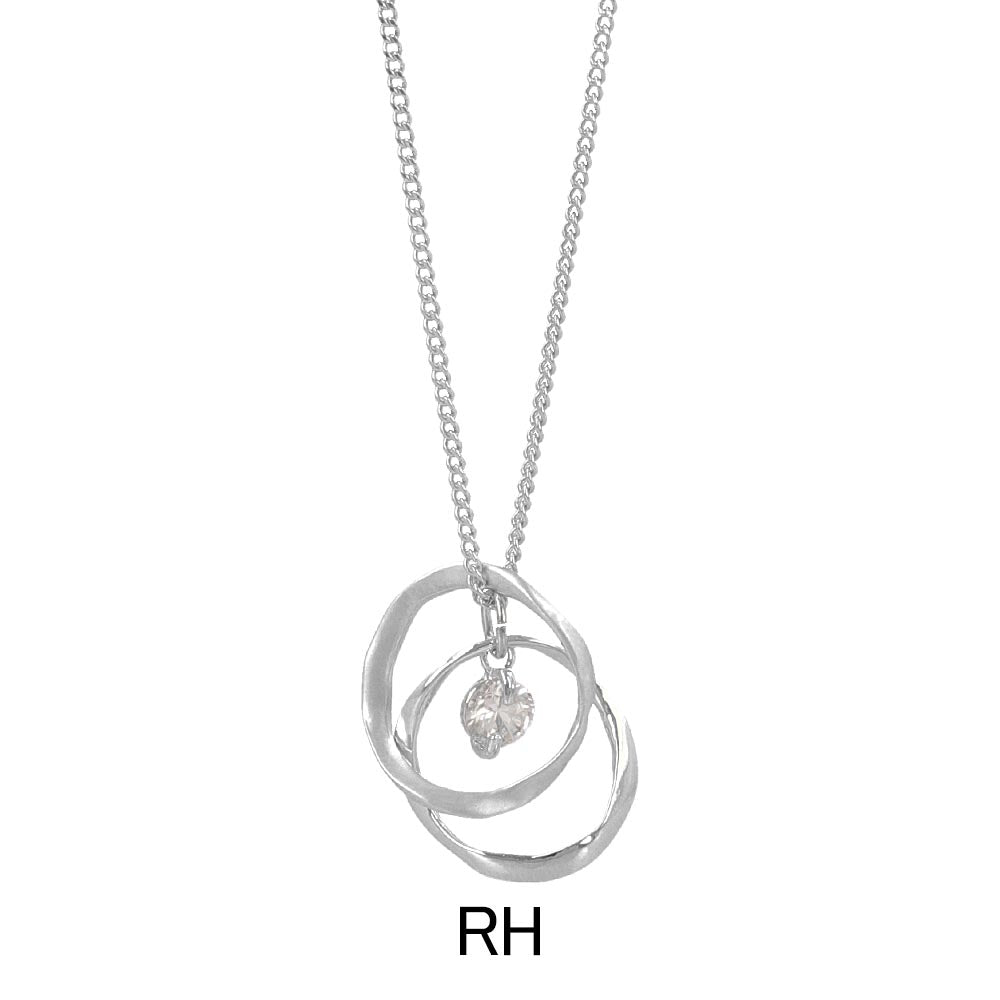 Orbit Crystal Pendant Necklace