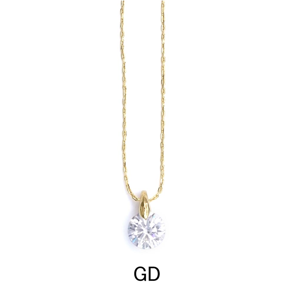 Magnetic Crystal Solitaire Necklace
