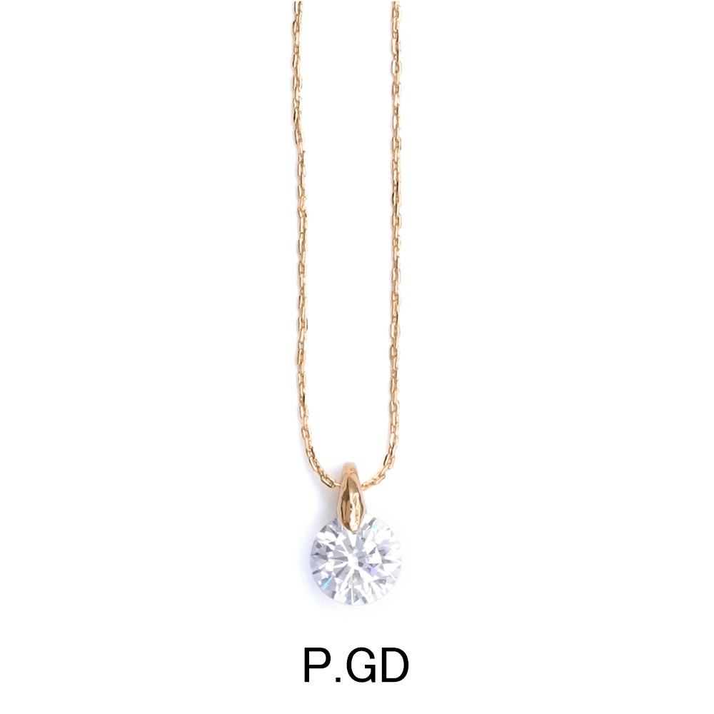 Magnetic Crystal Solitaire Necklace