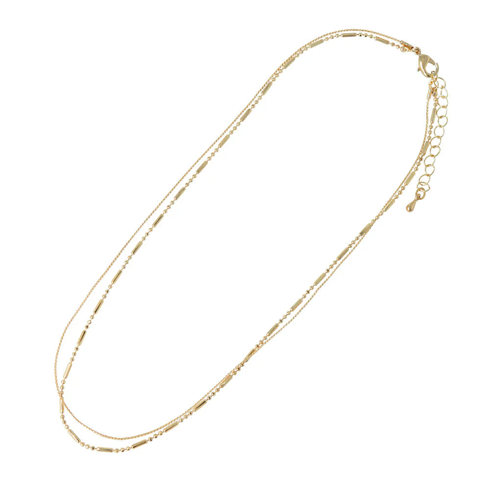 Layered Modern Chain Necklace