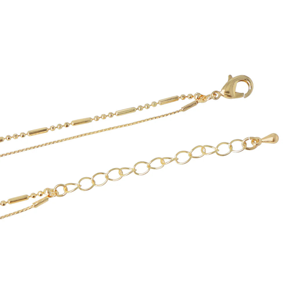 Layered Modern Chain Necklace