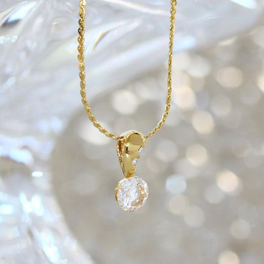 Tiny Cubic Zirconia Pendant