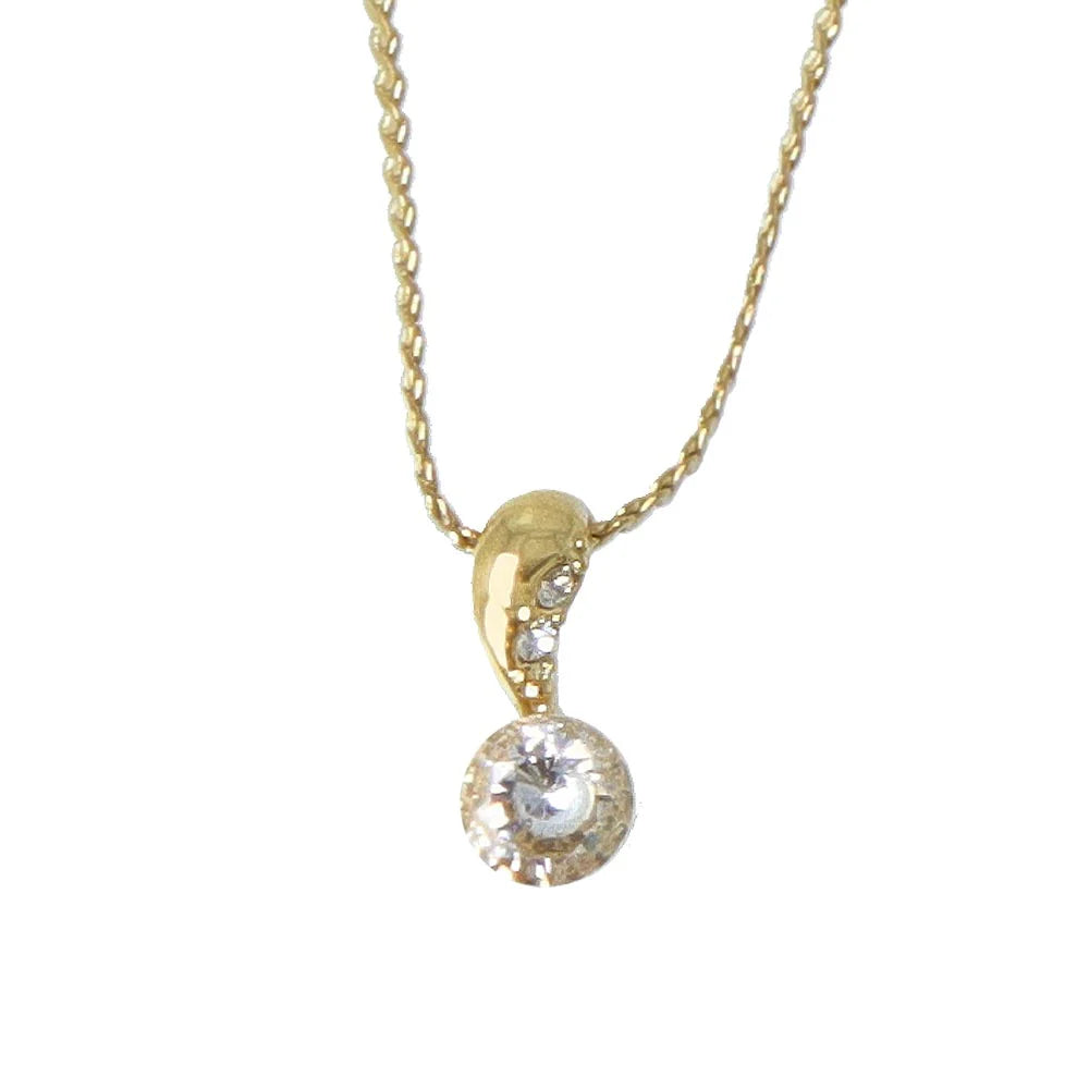 Tiny Cubic Zirconia Pendant