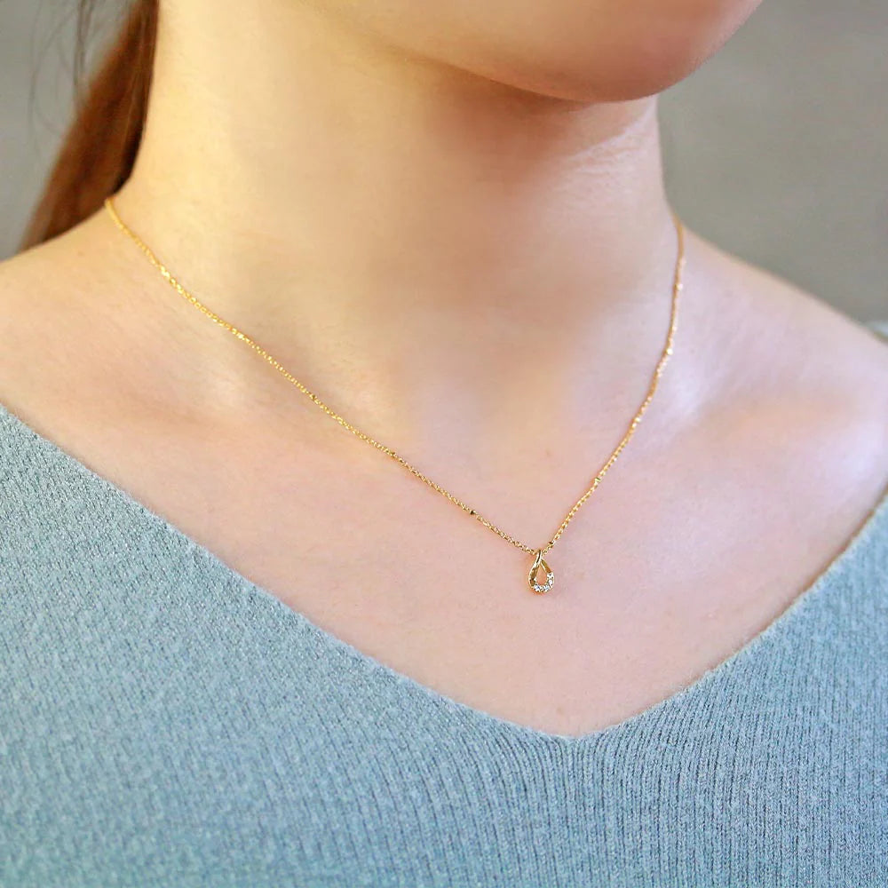 Open Pear Pendant