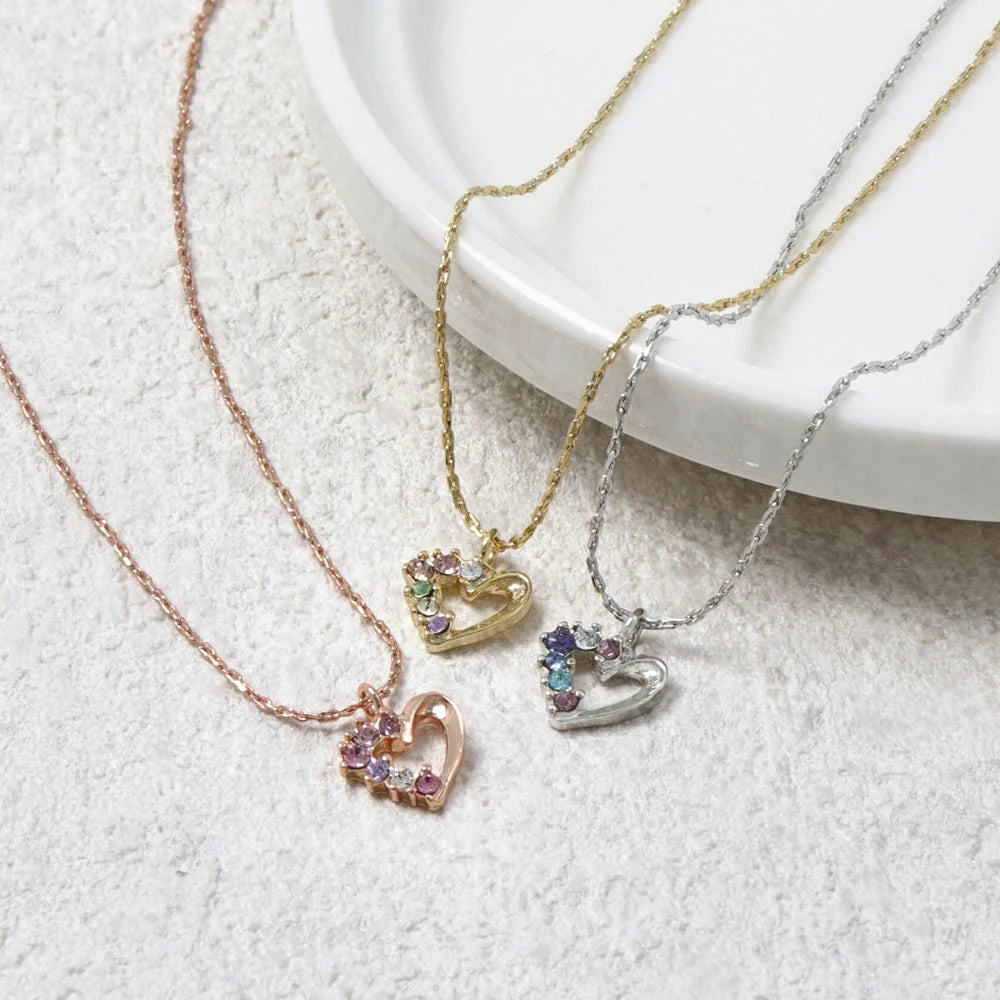 Jeweled Heart Necklace