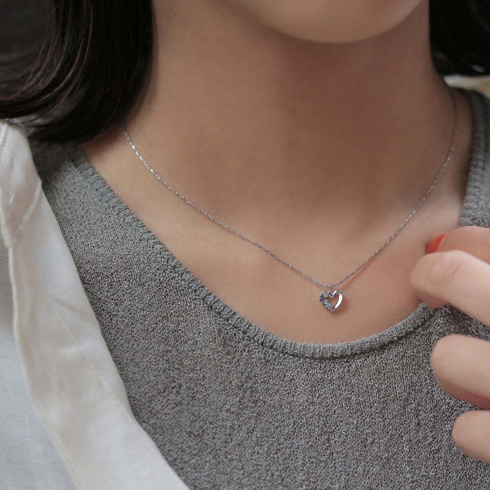 Jeweled Heart Necklace
