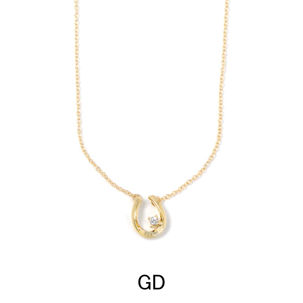 Lucky Horseshoe Crystal Necklace