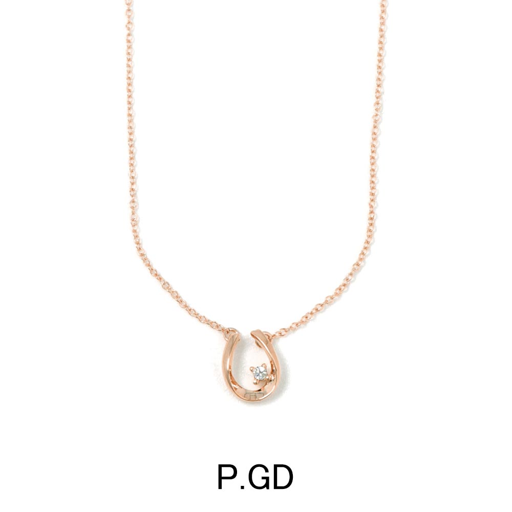 Lucky Horseshoe Crystal Necklace