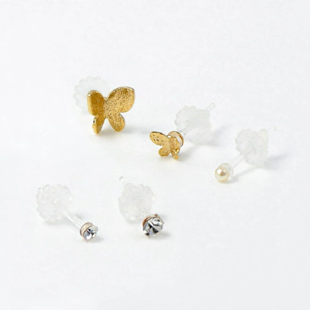 Butterfly Plastic Earring Set