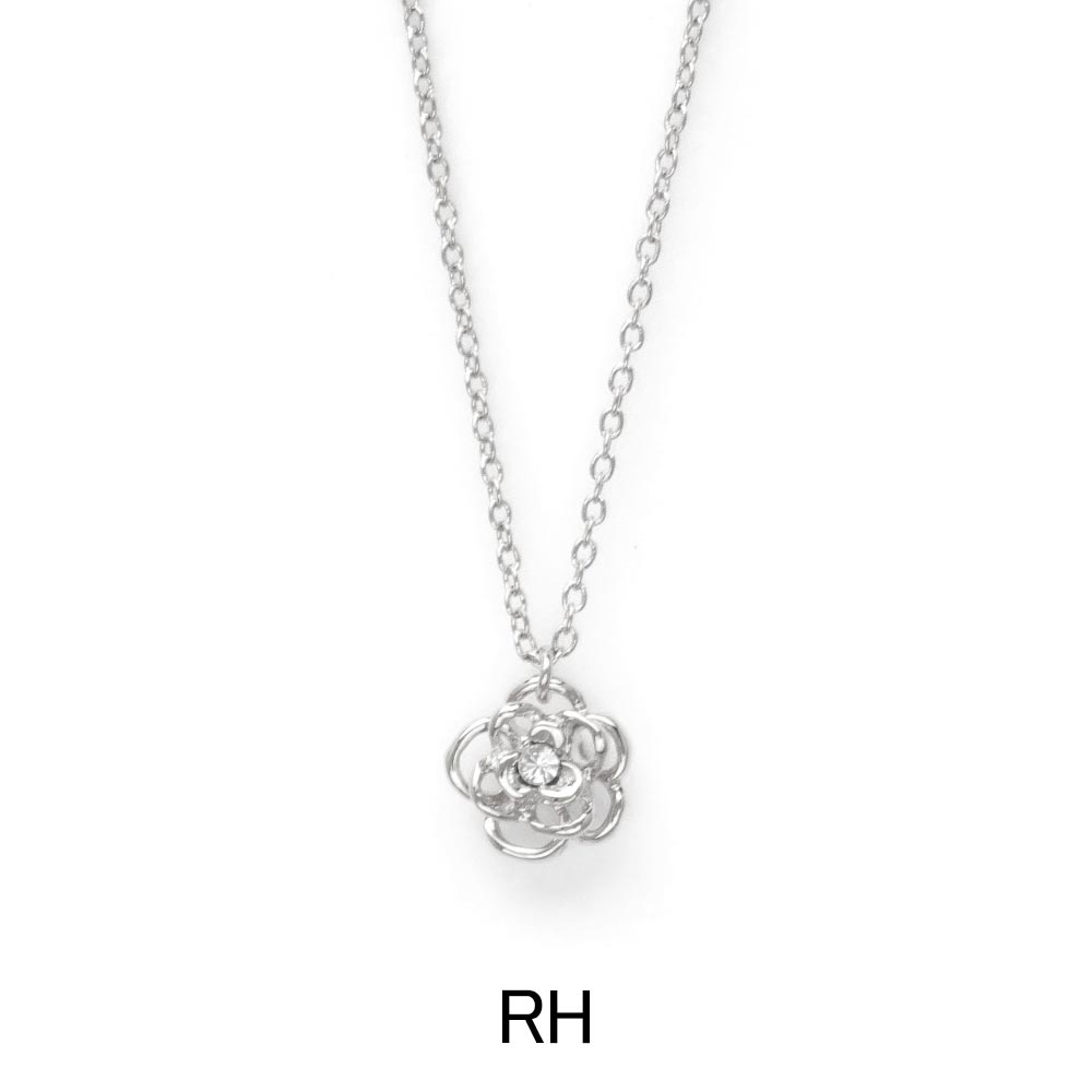 Rose Bloom Crystal Necklace
