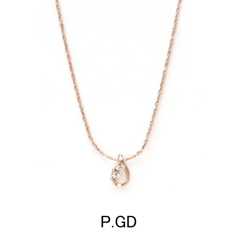 Infinity Drop Crystal Necklace