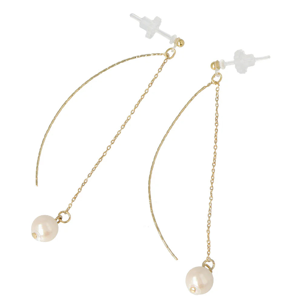 Vertical Drop Plastic Earrings