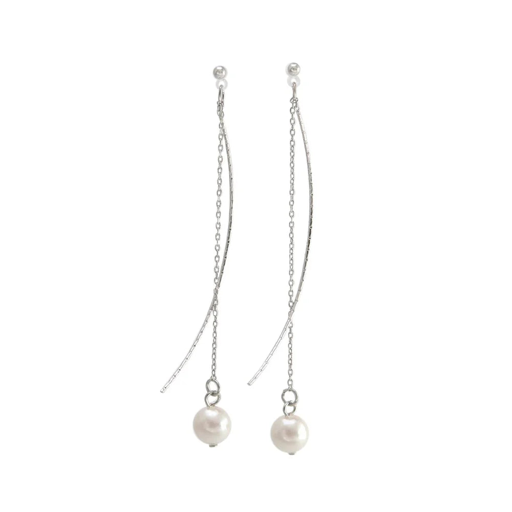 Vertical Drop Plastic Earrings