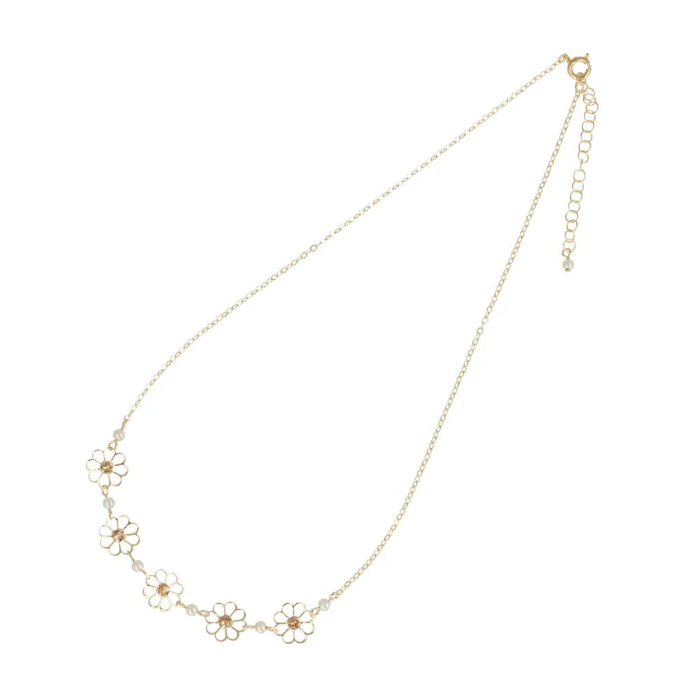 Flower Link Necklace