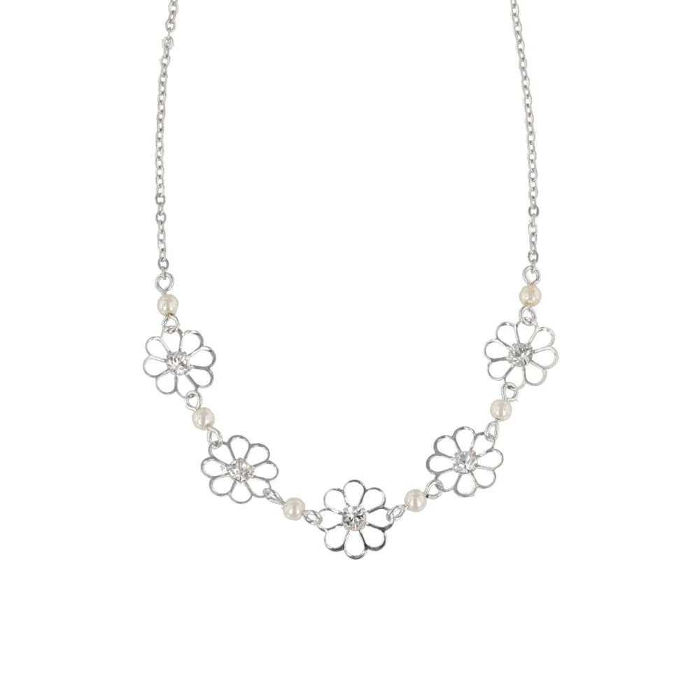 Flower Link Necklace