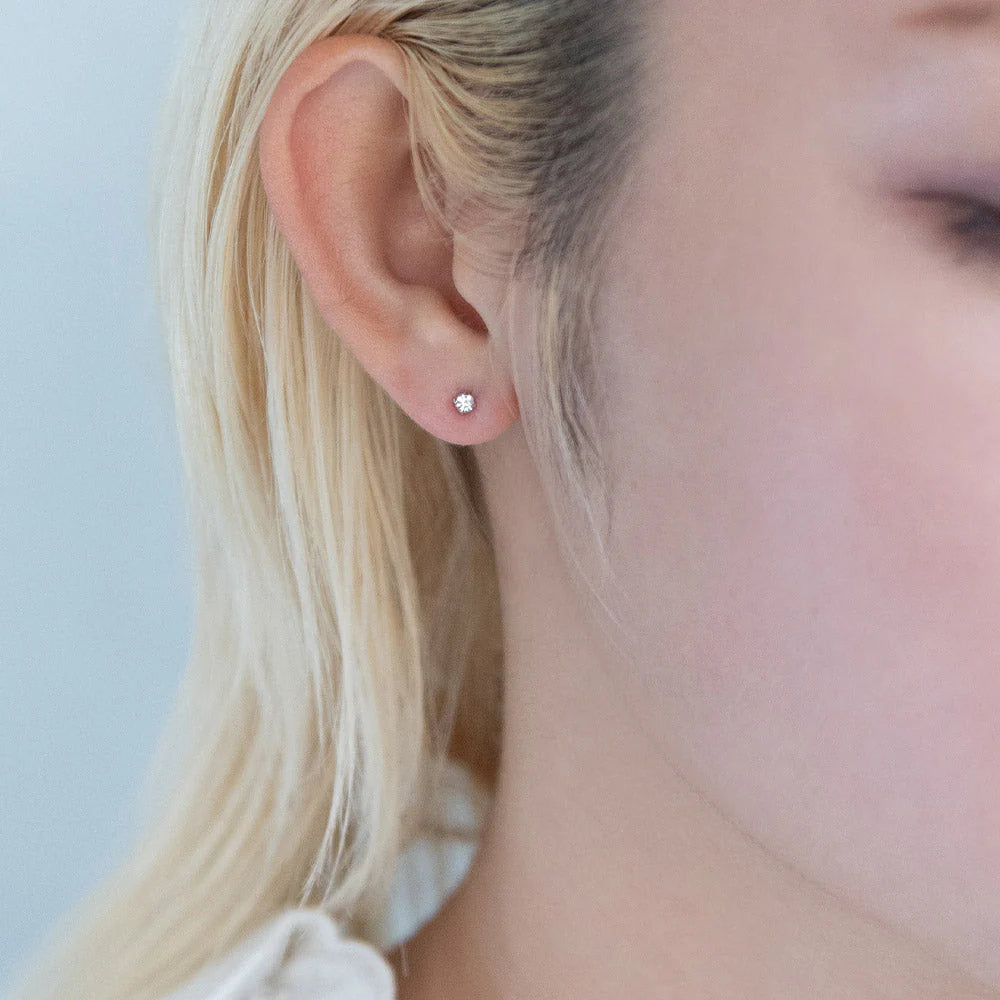 Rhombus Threader Earrings and Stud Set