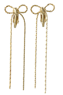 Bow Clip On Earing