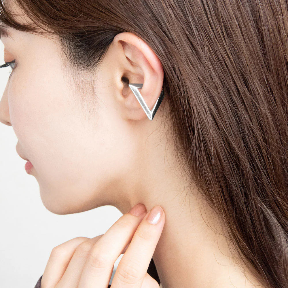 Metallic Triangle Ear Cuff