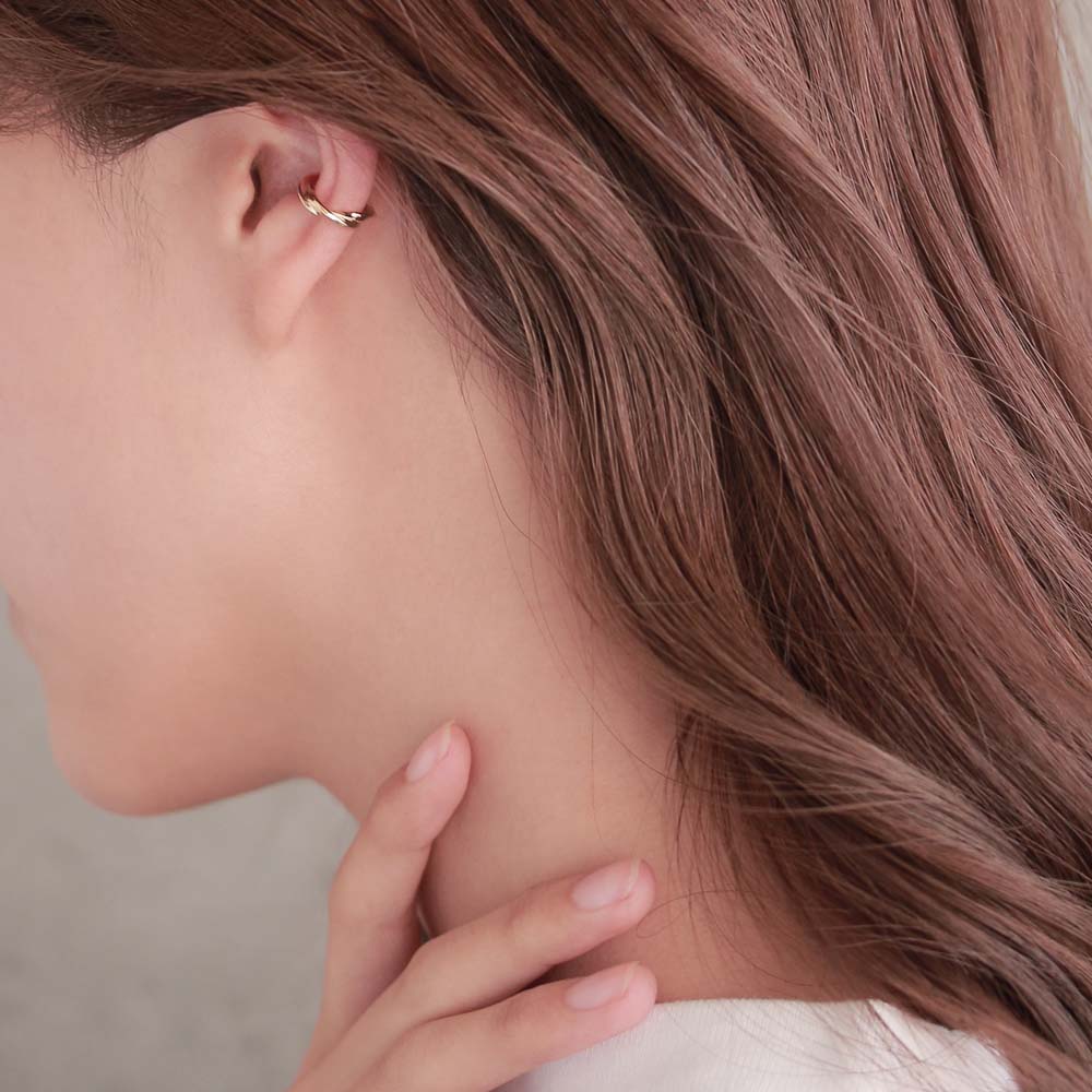 Curved Small Hoop Ear Cuff