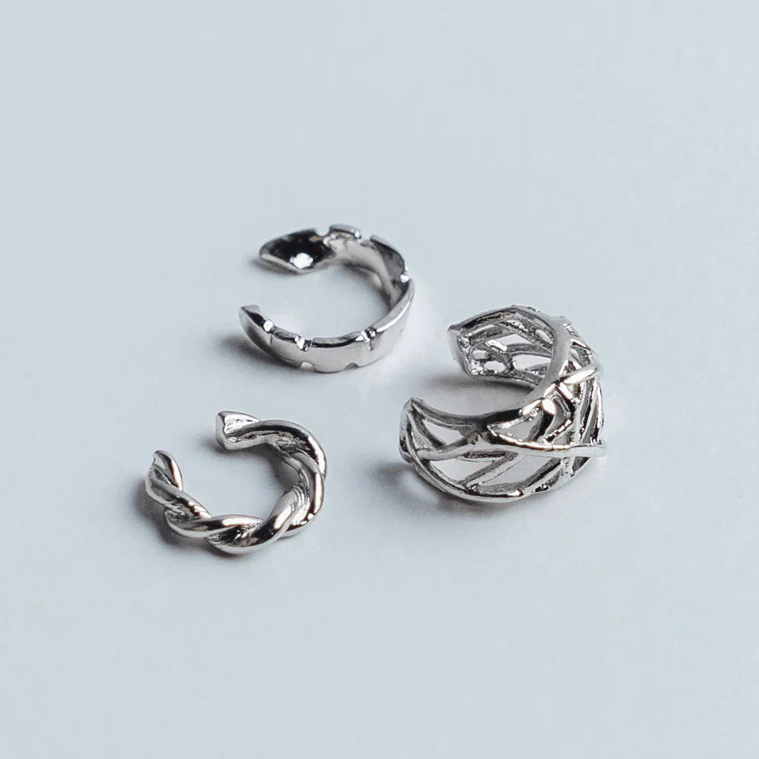 Essential Hoop Ear Cuff Set