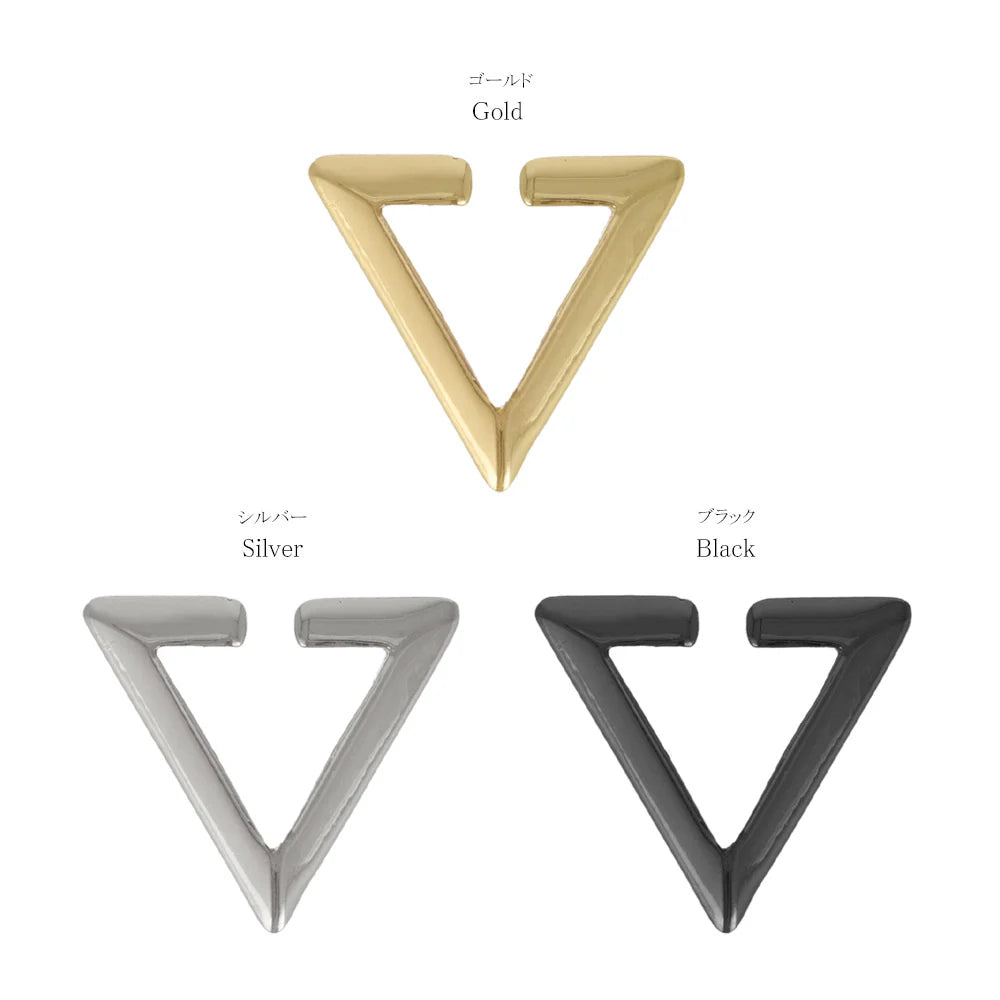 Metallic Triangle Ear Cuff