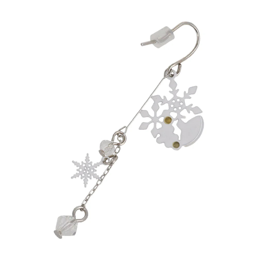 Snowflake Ornate Drop Earrings