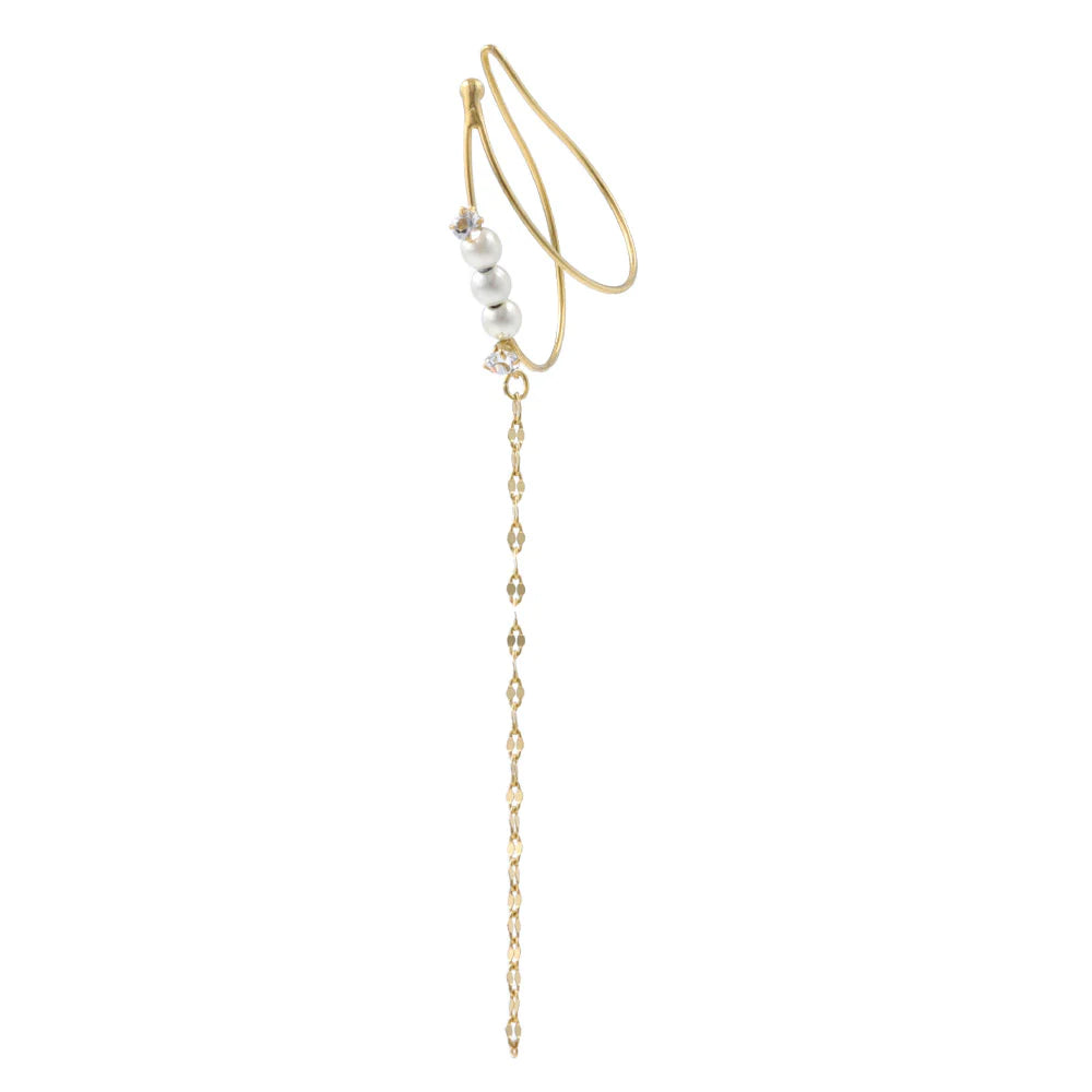 Long Chain Double Ear Cuff