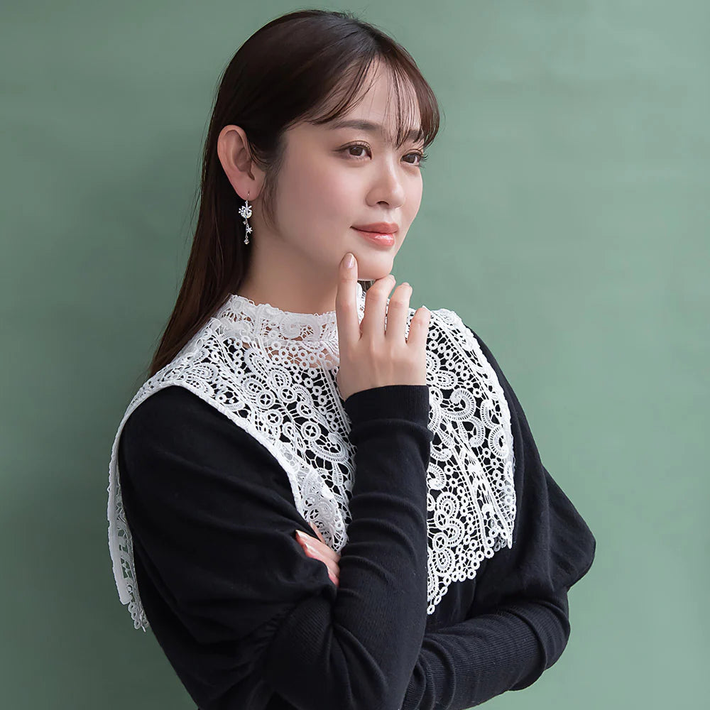 Snowflake Ornate Drop Earrings