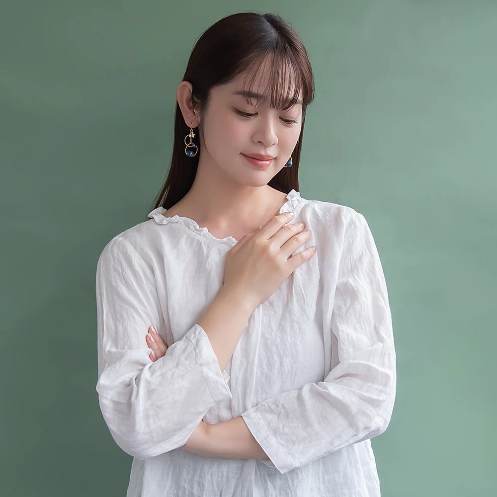 Astronomy Squiggle Drop Earrings