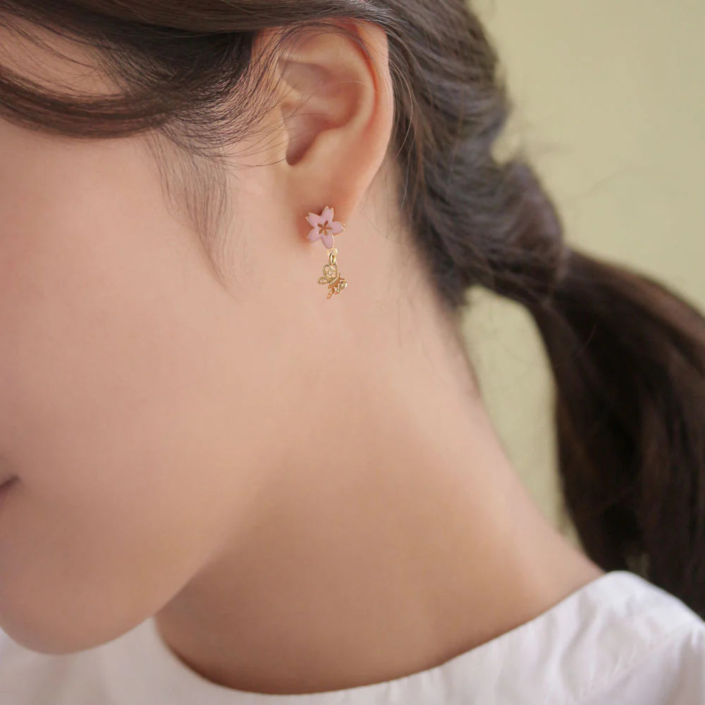 Sakura Earring Set